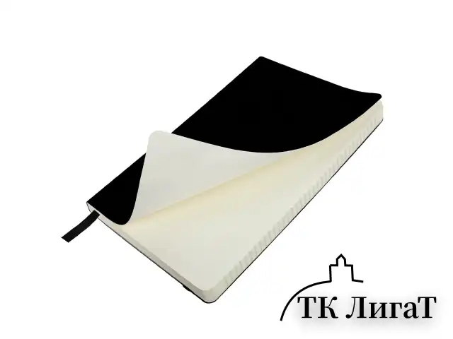 Блокнот А5 (130х210 мм), BRAUBERG ULTRA, под кожу, 80 г/м2, 96 л., линия, черный, 113016