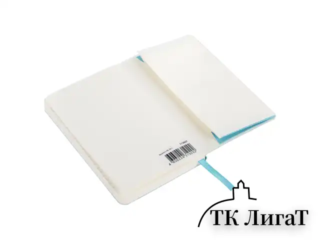 Блокнот МАЛЫЙ ФОРМАТ (91х140 мм) А6, BRAUBERG ULTRA, под кожу, 80 г/м2, 96 л., клетка, бирюзовый, 113027