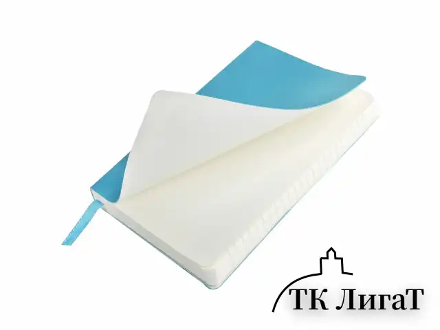 Блокнот МАЛЫЙ ФОРМАТ (91х140 мм) А6, BRAUBERG ULTRA, под кожу, 80 г/м2, 96 л., линия, голубой, 113031