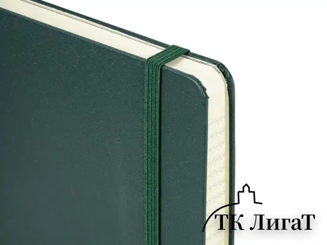 Блокнот А5 (130х210 мм), BRAUBERG ULTRA, балакрон, 80 г/м2, 96 л., клетка, темно-зеленый, 113035