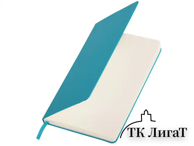 Блокнот А5 (130х210 мм), BRAUBERG ULTRA, балакрон, 80 г/м2, 96 л., клетка, бирюзовый, 113039