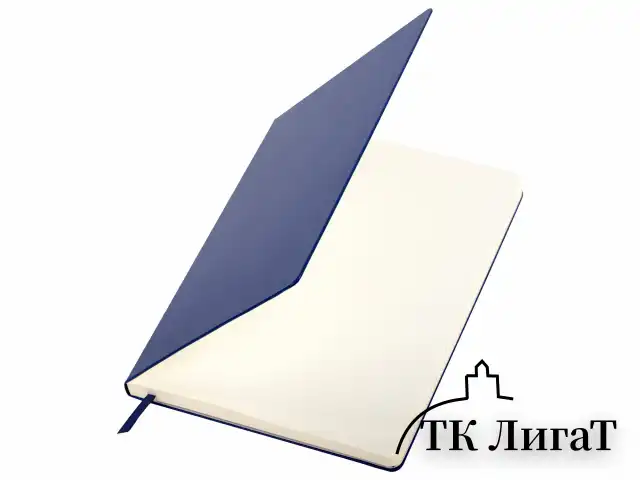 Блокнот БОЛЬШОЙ ФОРМАТ (180х250 мм) В5, BRAUBERG ULTRA, балакрон, 80 г/м2, 96 л., клетка, темно-синий, 113061