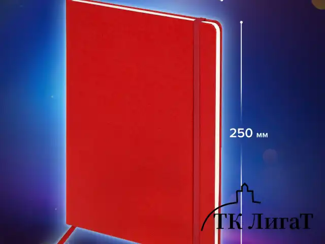 Блокнот-скетчбук БОЛЬШОЙ ФОРМАТ (190х250 мм) В5, BRAUBERG ULTRA, 80 г/м2, 96 л., без линовки, красный, 113066
