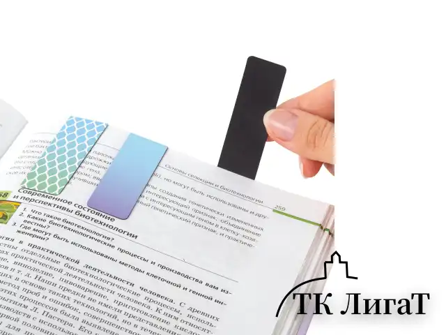 Закладки для книг МАГНИТНЫЕ, "GRADIENT", набор 12 шт., 60x20 мм, BRAUBERG, 113170
