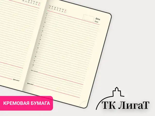 Ежедневник недатированный МАЛЫЙ 100х150 мм А6 BRAUBERG "Status", под кожу, 160 л., красный, 113367