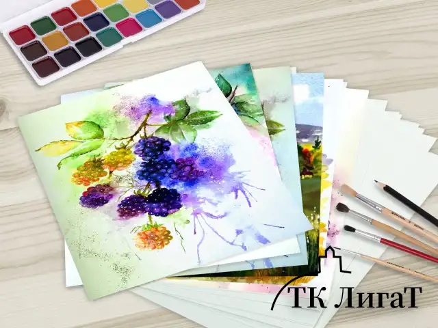 Папка для акварели БОЛЬШАЯ А3, 20 л., 270 г/м2, мелкое зерно, BRAUBERG ART CLASSIC, "Город", 114400