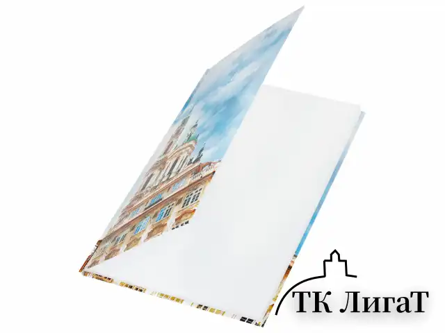 Блокнот БОЛЬШОЙ ФОРМАТ (205х290 мм) А4, 80л, твердый, клетка, STAFF, "Город", 114405