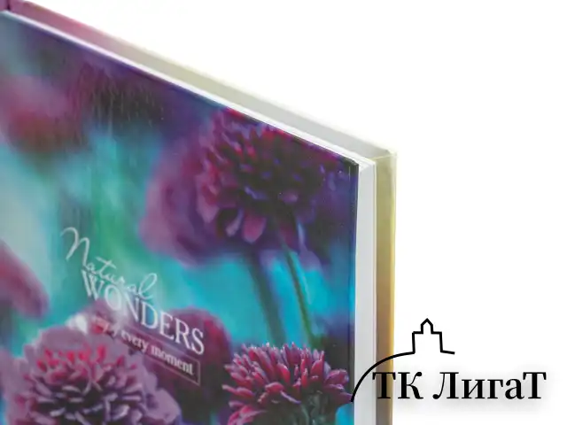 Блокнот А5 (134х206 мм), 80 л., твёрдый, клетка, STAFF, "Flowers", 114410