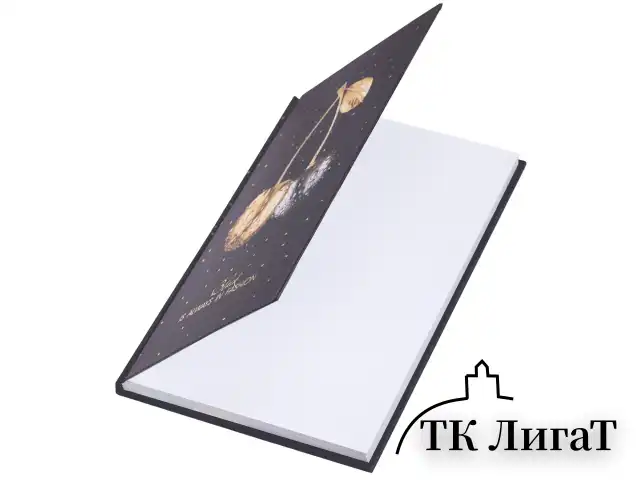 Блокнот А5 134х206 мм, 80 л., твёрдый, клетка, тиснение фольгой, STAFF, "Cherry", 114430