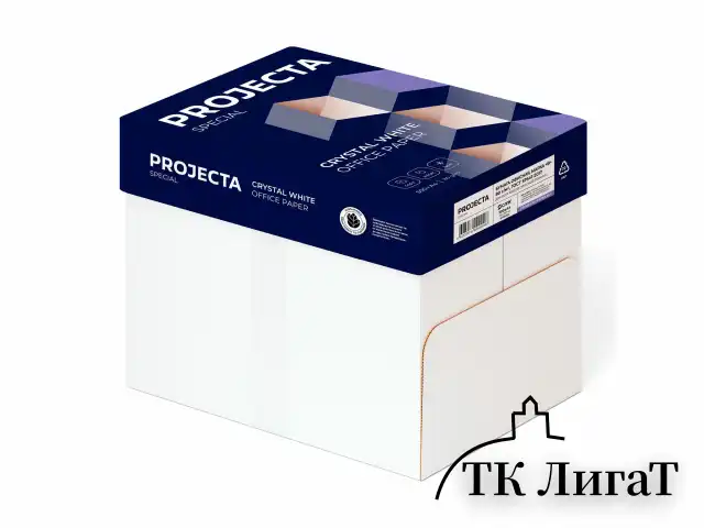 Бумага офисная А4, 80 г/м2, 500 л., марка В, PROJECTA SPECIAL, Россия, 153% (CIE)