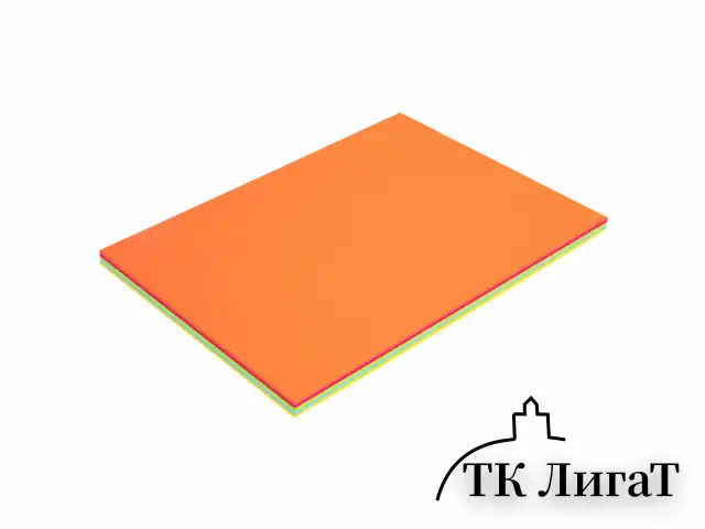 Бумага цветная DOUBLE A, А4, 80 г/м2, 100 л., 5 цветов x 20 л., микс интенсив