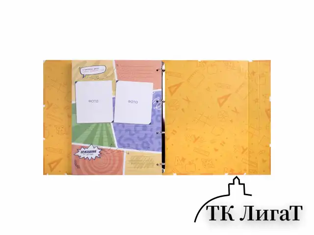 Папка-портфолио школьника, А4, ШКОЛЬНЫЙ АЛЬБОМ, 10 вкладышей, магнитный клапан 7БЦ, BRAUBERG, 115242