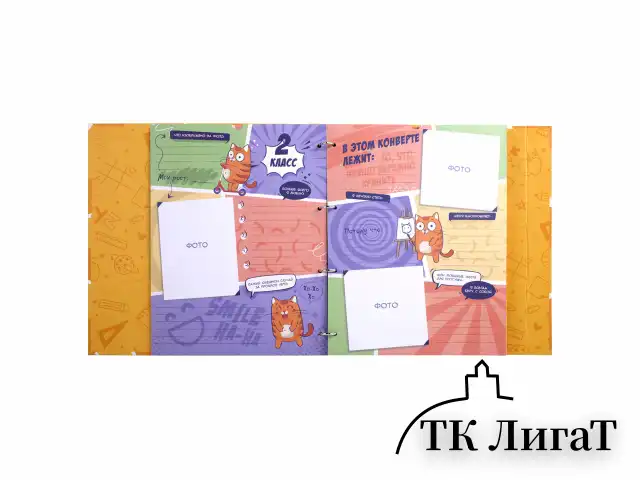 Папка-портфолио школьника, А4, ШКОЛЬНЫЙ АЛЬБОМ, 10 вкладышей, магнитный клапан 7БЦ, BRAUBERG, 115242