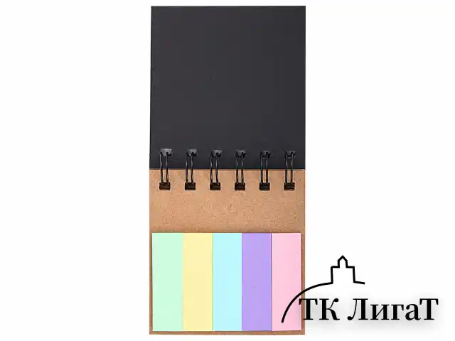 Закладки клейкие в книжке BRAUBERG PASTEL 200 штук: 50х15 мм 5 цветов х 25 листов, 50х75 мм 3 цвета х 25 листов, 115582