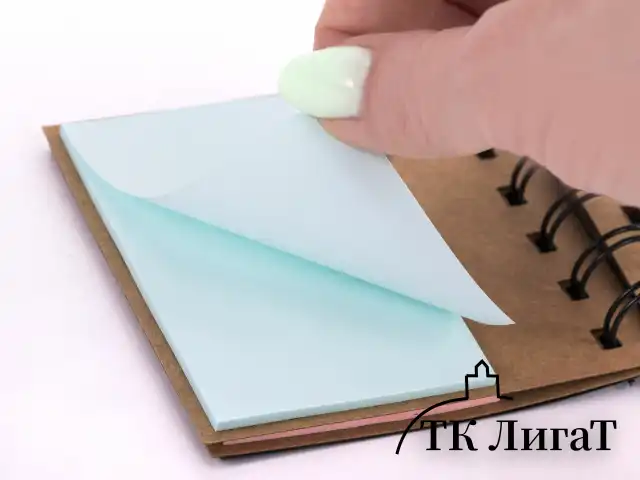 Закладки клейкие в книжке BRAUBERG PASTEL 200 штук: 50х15 мм 5 цветов х 25 листов, 50х75 мм 3 цвета х 25 листов, 115582