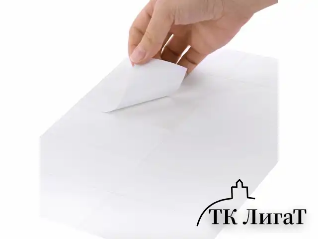 Этикетка самоклеящаяся 105х48 мм, 12 этикеток, белая, 80 г/м2, 50 листов, STAFF BASIC, 115648