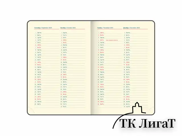 Ежедневник датированный 2025 А5 148х218 мм GALANT "Combi Contract", под кожу, темно-синий, 115711