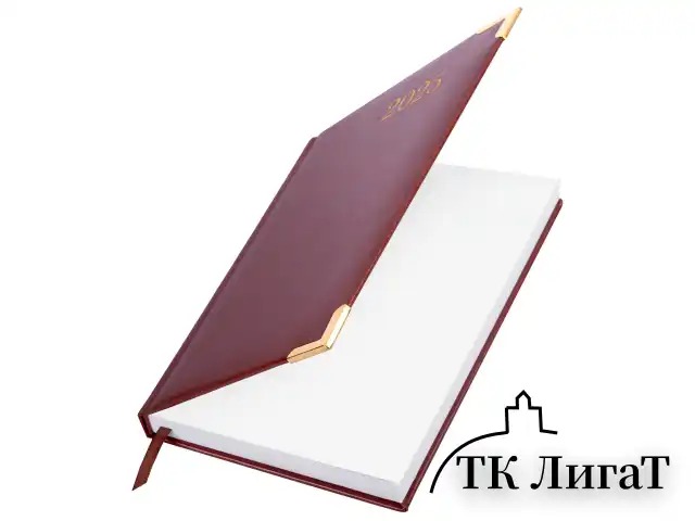 Ежедневник датированный 2025 А5 138x213 мм BRAUBERG "Senator", под кожу, коричневый, 115814