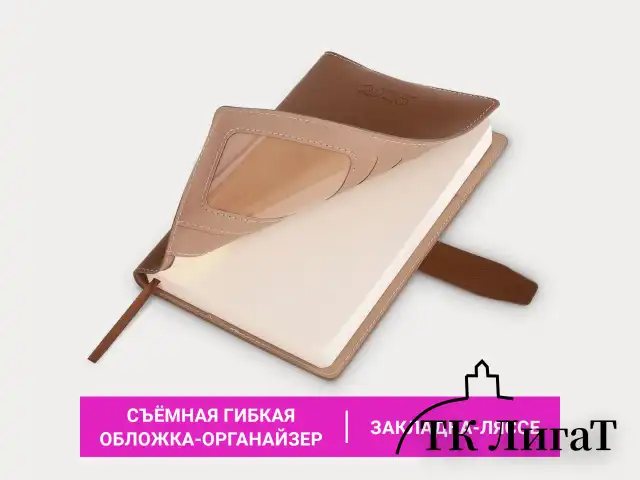 Ежедневник датированный 2025, А5, 143x218 мм, BRAUBERG "Journal", под кожу, застежка, органайзер, коричневый, 115883