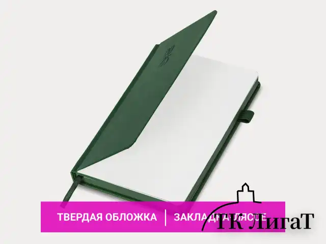 Ежедневник датированный 2025, А5, 138х213 мм, BRAUBERG "Plain", под кожу, резинка, держатель для ручки, темно-зеленый, 115917