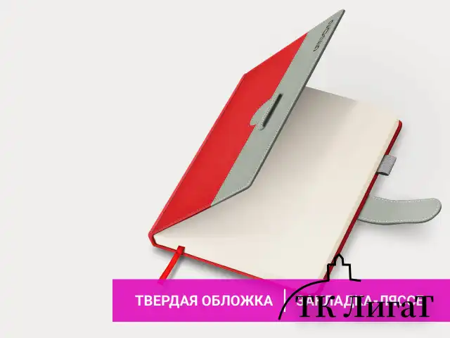 Ежедневник датированный 2025, А5, 138х213 мм, BRAUBERG "Esthetic", под кожу, держатель для ручки, застежка, красный/серый, 115925
