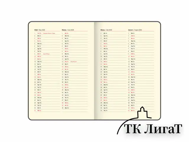Еженедельник датированный 2025, А5, 145х215 мм, BRAUBERG "Comodo", под кожу, темно-синий, 115957