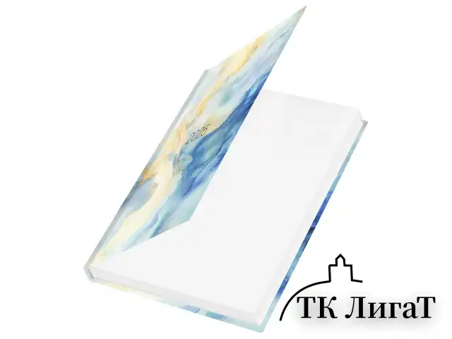 Ежедневник датированный 2025 145х215 мм, А5, STAFF, ламинированная обложка, "Blue Marble", 116021