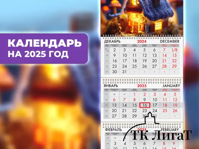 Календарь квартальный на 2025 г., 3 блока, 3 гребня, с бегунком, мелованная бумага, BRAUBERG, "Уют", 116139