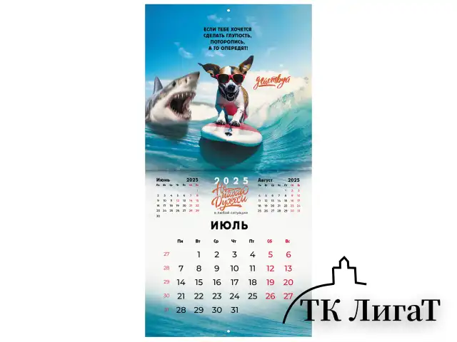 Календарь настенный перекидной на 2025 г., BRAUBERG, 12 листов, 29х29 см, "Не падай духом", 116163