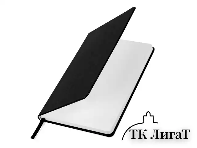 Блокнот А5 138x213 мм, BRAUBERG "Basic", под кожу, 80 л., клетка, черный, 116227