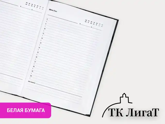 Ежедневник недатированный с резинкой А5 145х203 мм, BRAUBERG, твердый, 128 л., "Personal day", 116285