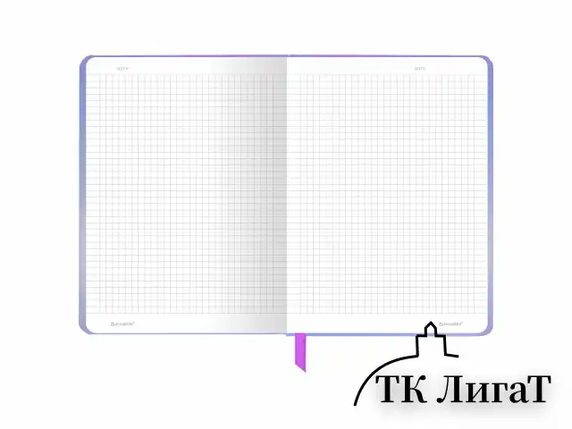 Блокнот с резинкой в клетку 96 л., А5 145х203 мм, твердая обложка, BRAUBERG, "Style", 116320