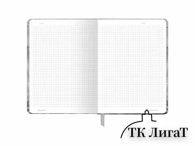 Блокнот с резинкой в клетку 96 л., А5 145х203 мм, твердая обложка, BRAUBERG, "Тени", 116324