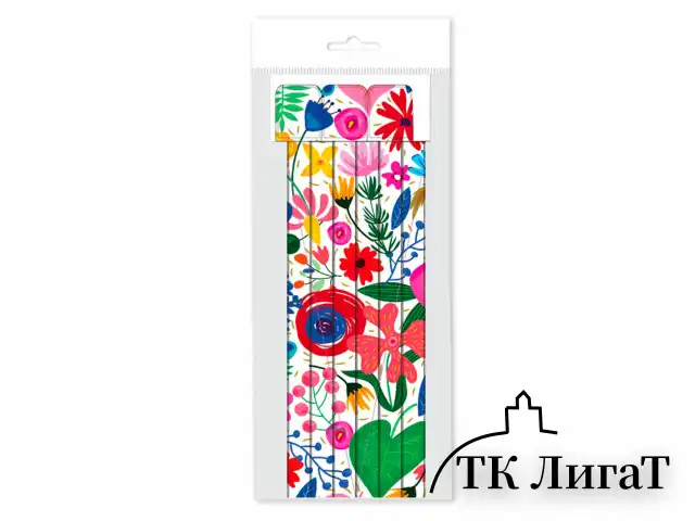 Закладки для книг с принтами САМОКЛЕЯЩИЕСЯ, КОМПЛЕКТ 6 шт., рисунки ассорти, 2921.АС/6