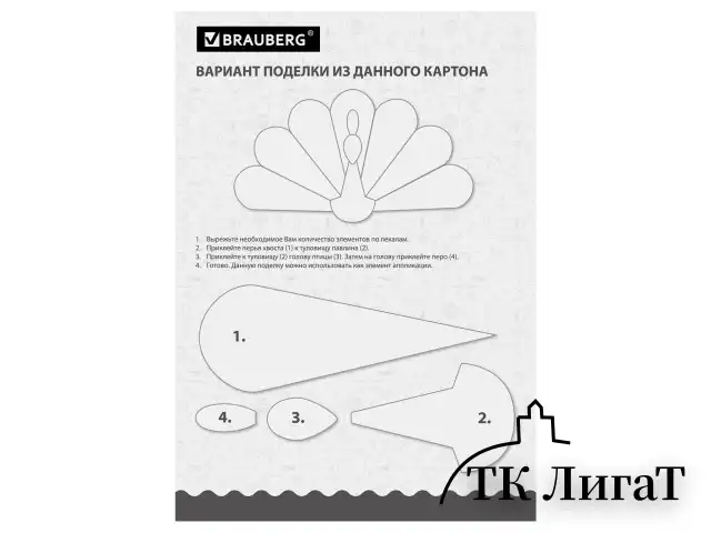 Картон белый А4 МЕЛОВАННЫЙ (белый оборот) 100 листов, в коробке, BRAUBERG, 210х297 мм, 116415