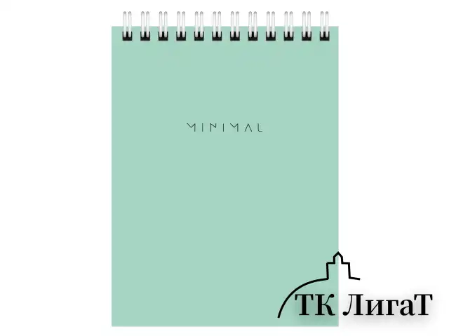 Блокнот МАЛЫЙ ФОРМАТ А6 108х145 мм, 40 л., гребень, картон, клетка, BRAUBERG "Minimal Pastel", 116429