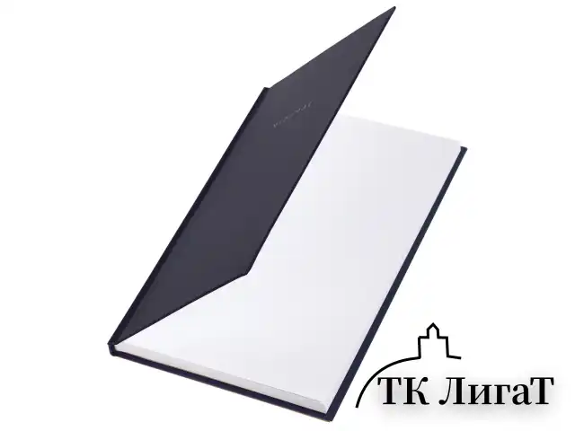 Блокнот А5 134х206 мм, 80 л., твёрдый, клетка, BRAUBERG "Minimal", черный, 116436
