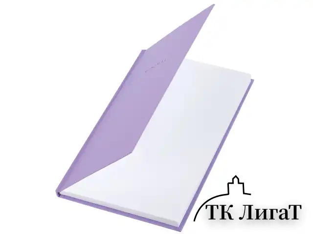 Блокнот А5 134х206 мм, 80 л., твёрдый, клетка, BRAUBERG "Minimal", сиреневый, 116440