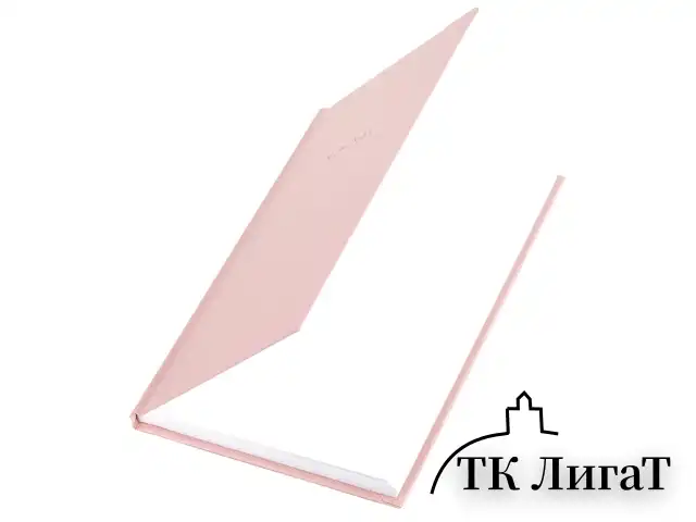 Блокнот А5 134х206 мм, 80 л., твёрдый, клетка, BRAUBERG "Minimal", розовый, 116441