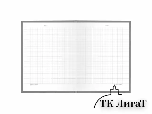 Блокнот МАЛЫЙ ФОРМАТ 110х147 мм, А6, 80 л., твердый, клетка, BRAUBERG "Minimal", серый, 116445