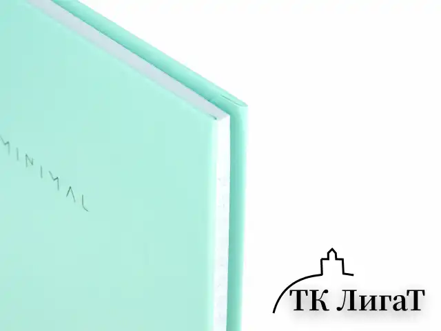 Блокнот МАЛЫЙ ФОРМАТ 110х147 мм, А6, 80 л., твердый, клетка, BRAUBERG "Minimal", мятный, 116451