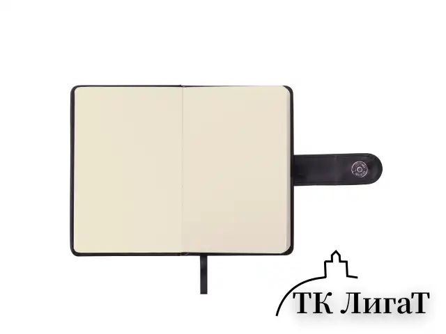 Скетчбук, слоновая кость 140 г/м2 90х140 мм, 80 л., КОЖЗАМ, застежка, BRAUBERG ART CLASSIC, черный,116458
