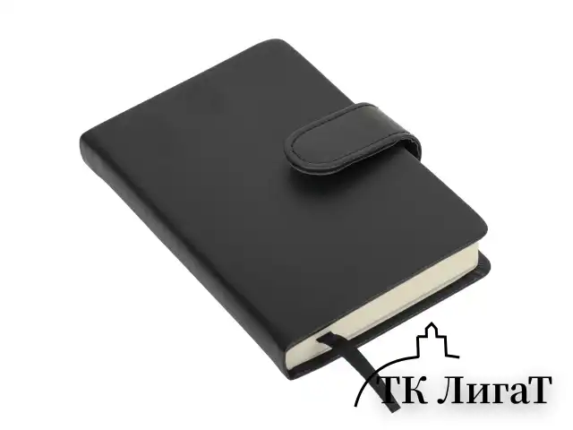 Скетчбук, слоновая кость 140 г/м2 90х140 мм, 80 л., КОЖЗАМ, застежка, BRAUBERG ART CLASSIC, черный,116458