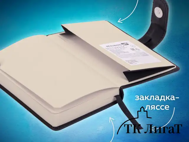 Скетчбук, слоновая кость 140 г/м2 90х140 мм, 80 л., КОЖЗАМ, застежка, BRAUBERG ART CLASSIC, черный,116458