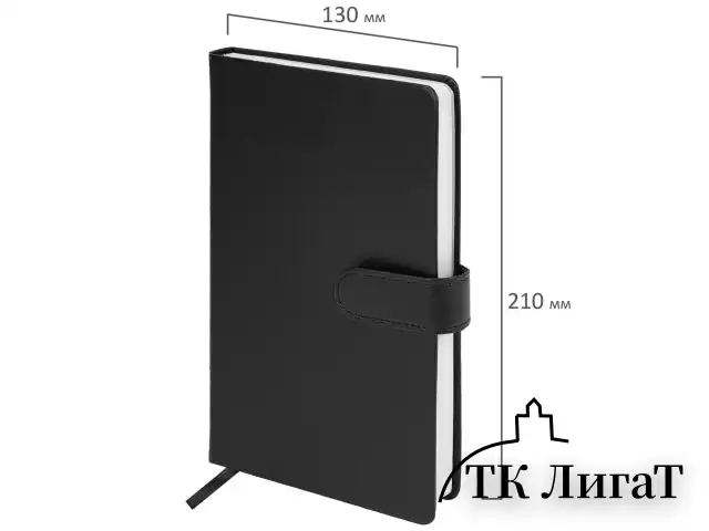 Скетчбук, белая бумага 140 г/м2 130х210 мм, 80 л., КОЖЗАМ, застежка, BRAUBERG ART CLASSIC, черный, 116461