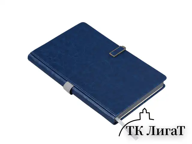 Скетчбук, слоновая кость 140 г/м2 130х210 мм, 80 л., КОЖЗАМ, застежка металл, BRAUBERG ART CLASSIC, "Inspiration", под кожу, синий, 116465