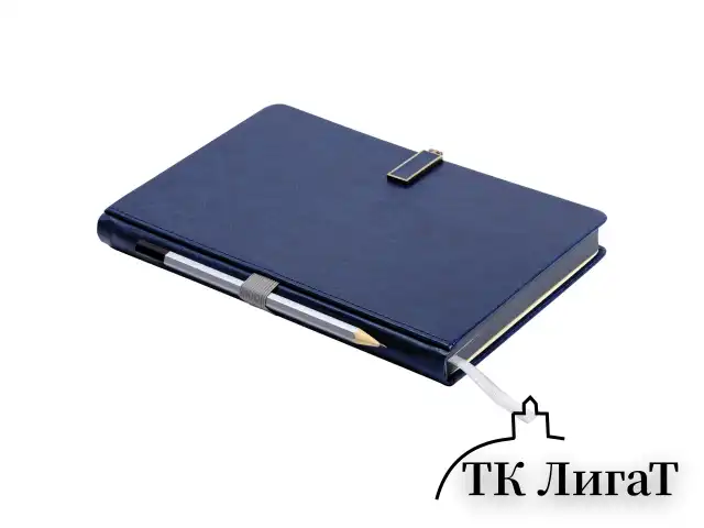 Скетчбук, слоновая кость 140 г/м2 130х210 мм, 80 л., КОЖЗАМ, застежка металл, BRAUBERG ART CLASSIC, "Inspiration", под кожу, синий, 116465