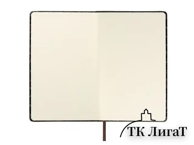 Скетчбук, слоновая кость 140 г/м2, 130х210 мм, 80 л., КОЖЗАМ, резинка, BRAUBERG ART CLASSIC, CROCO, коричневый, 116471