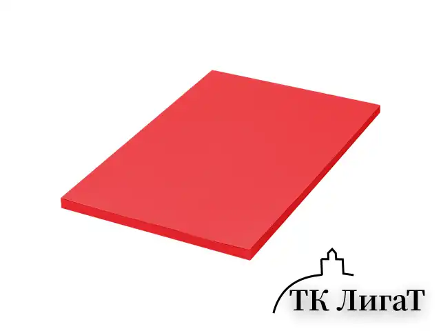 Бумага цветная BRAUBERG, А4, 80 г/м2, 100 л., интенсив, ЯРКО-КРАСНАЯ, для офисной техники, 116562