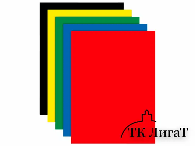 Картон цветной А4 МЕЛОВАННЫЙ, 5 листов, 5 цветов, BRAUBERG, 200х290 мм, 116628